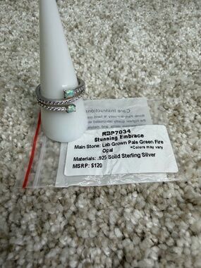 Bomb Party BP RBP7034 Stunning Embrace .925 Solid Sterling Sliver Ring Size 9